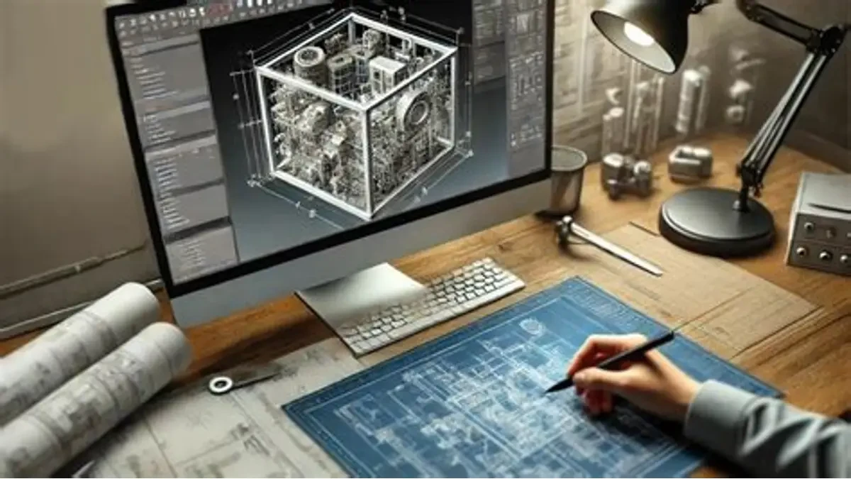 Workstation de modelagem 3D profissional